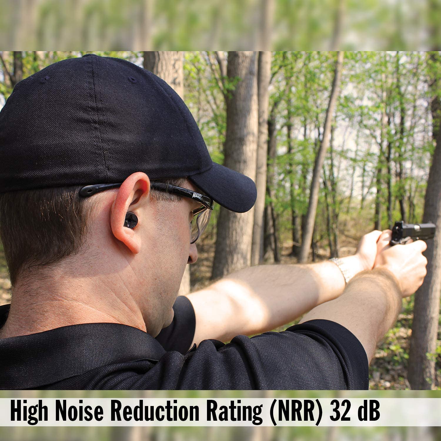 Shooting Covert Ops® Soft Foam Ear Plugs Earplugs Mack's