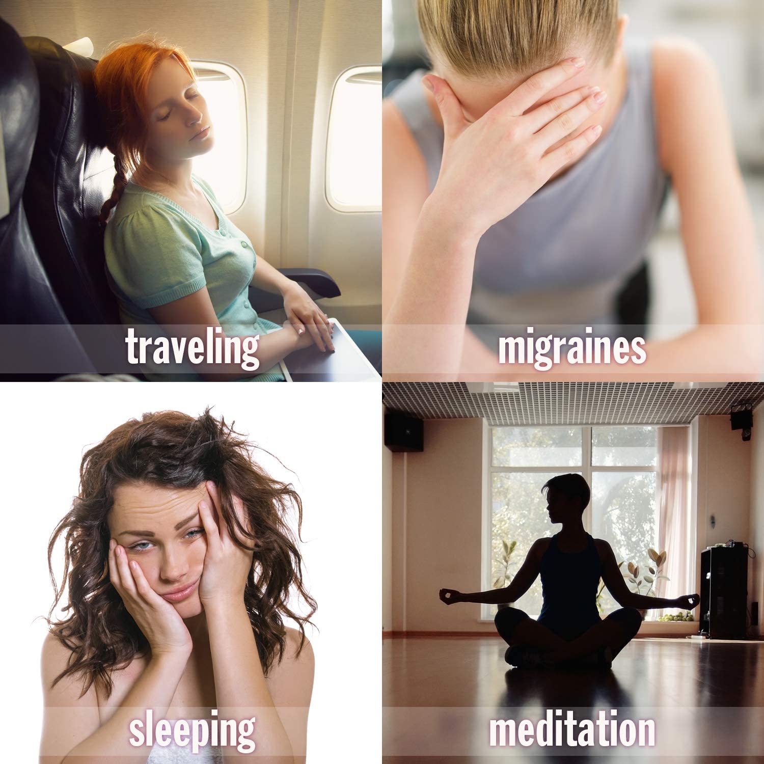 Dreamgirl Contoured Sleep Mask Earplugs Mack's