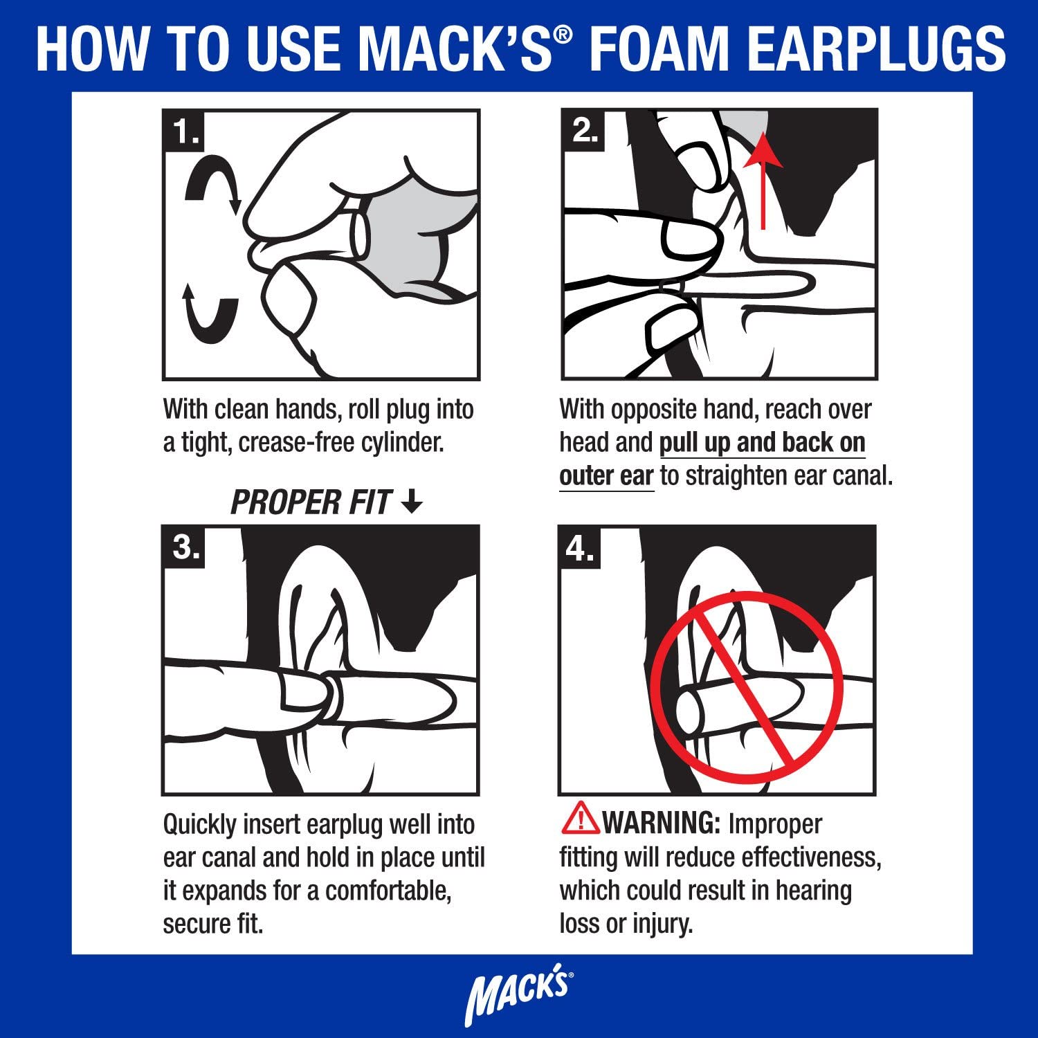 Dreamweaver Contoured Sleep Mask Earplugs Mack's