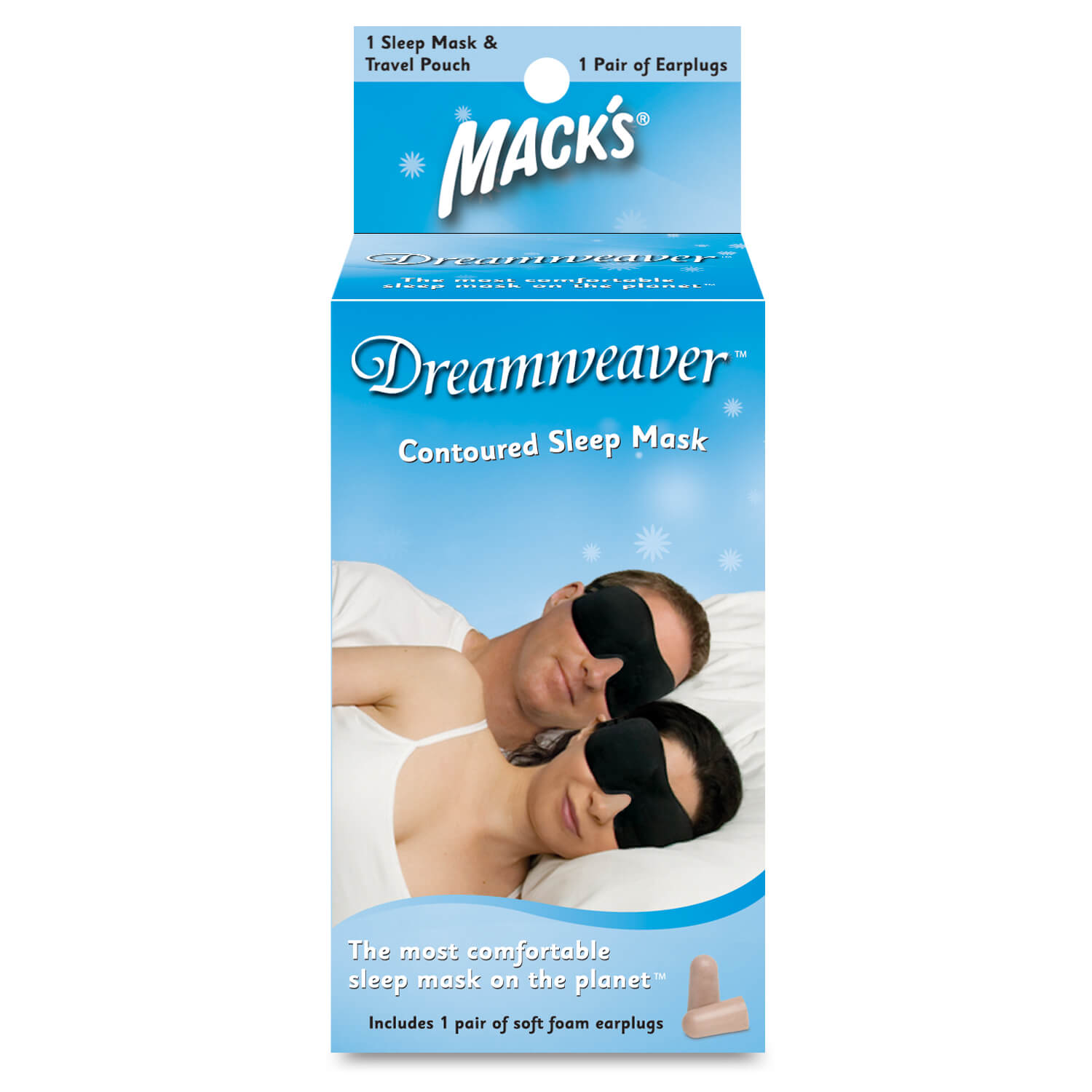 Dreamweaver Contoured Sleep Mask Earplugs Mack's