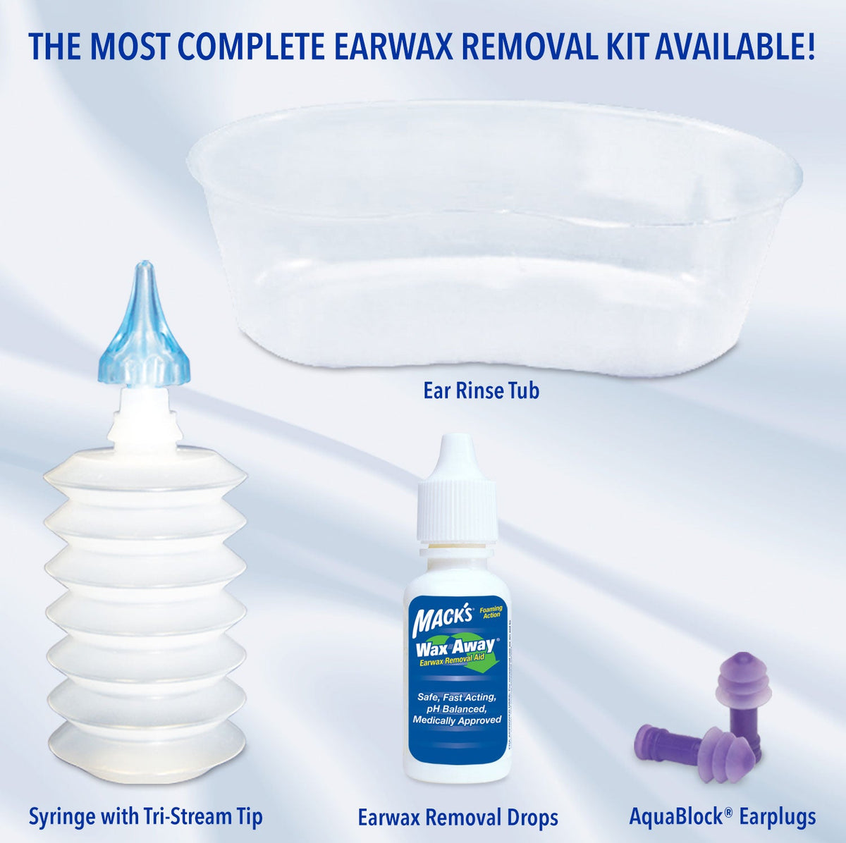 ProRinse Earwax Removal System Earplugs Mack's