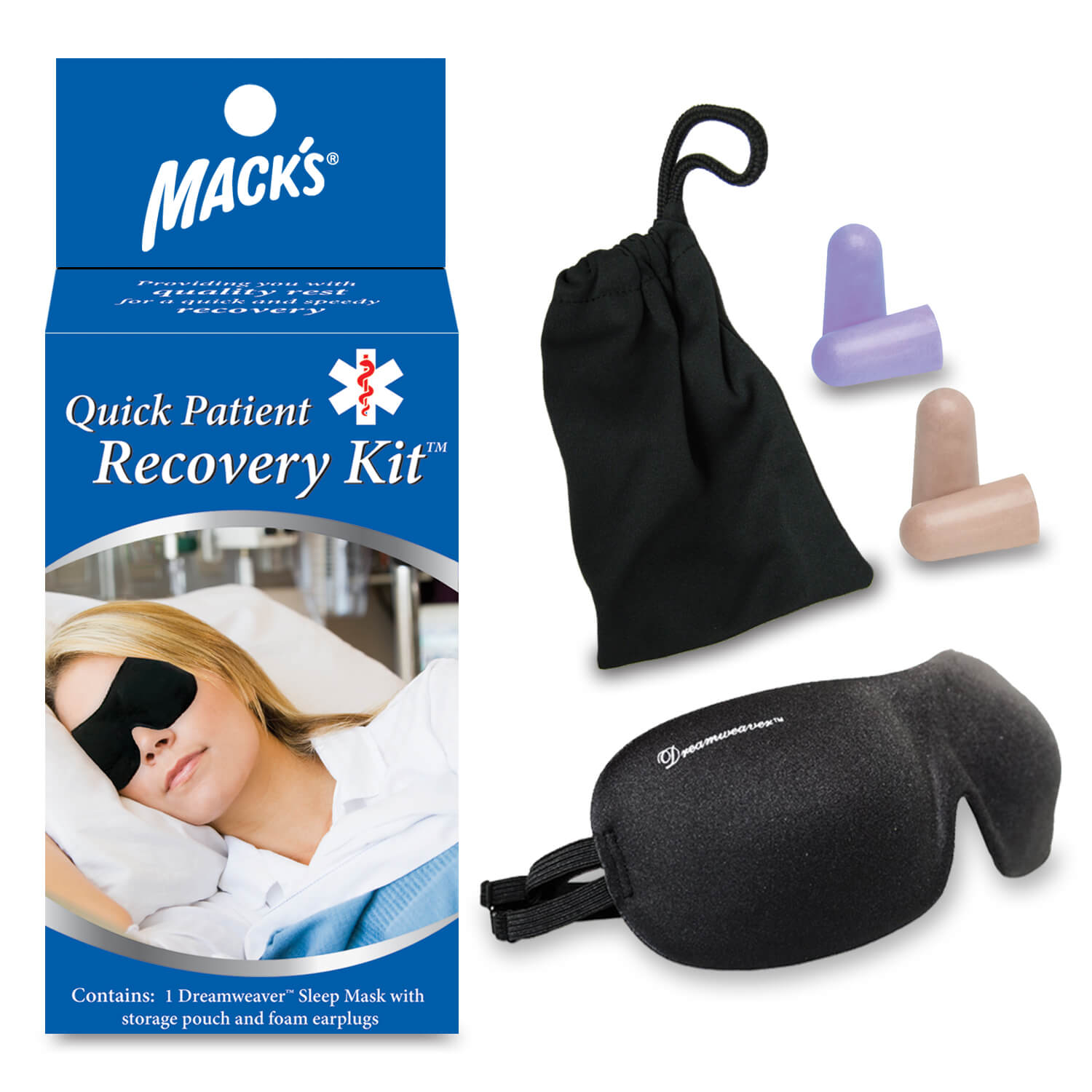 Quick Patient Recovery Kit Earplugs Mack's