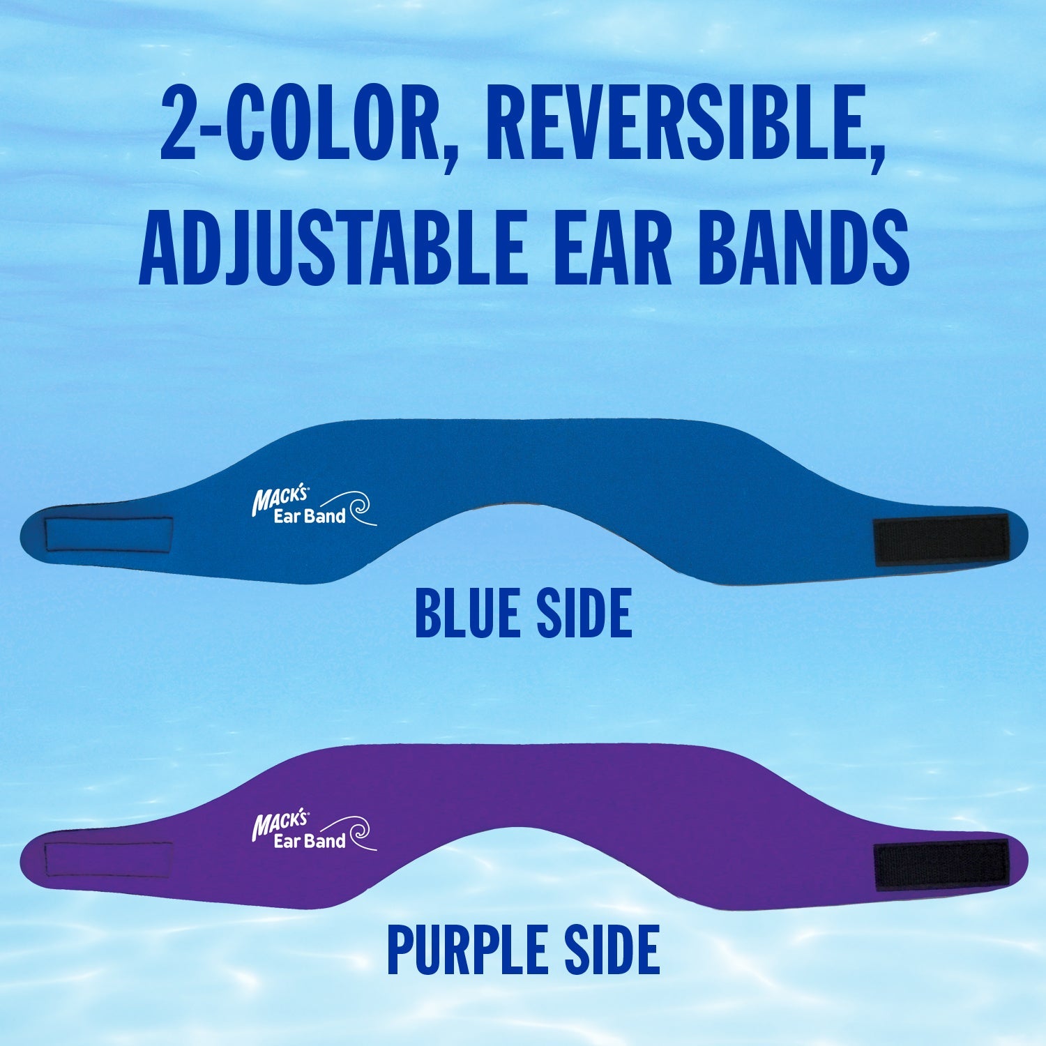 Ear Band Swimming Headband Earplugs Mack's