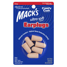 High Performance Ultra Soft Foam Earplugs Earplugs Mack's 3 Pairs  