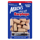 High Performance Ultra Soft Foam Earplugs Earplugs Mack's 10 Pairs + Travel Case  