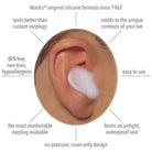 Pillow Soft Silicone Putty Earplugs Earplugs Mack's   