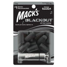 Blackout Soft Foam Ear Plugs Earplugs Mack's 7 Pairs + Travel Case  